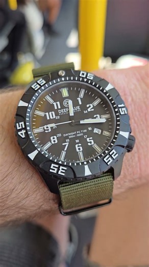 A diver out of water, but never out of place. #deepblue #divewatch #watches