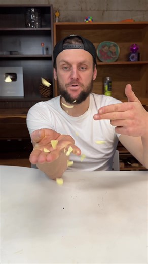 Magical exploding potato chips