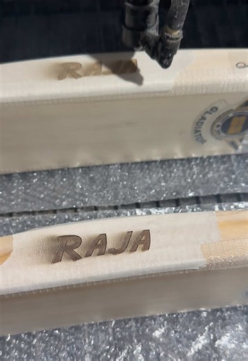 Custom Name Engraving on Cricket Bats from the UK