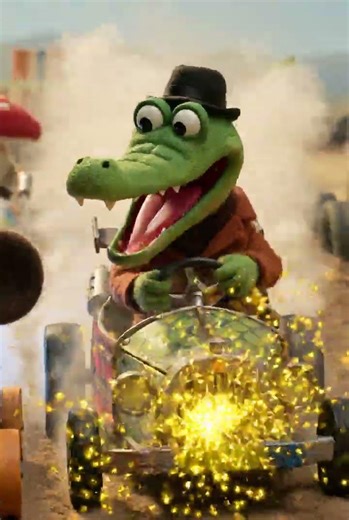 Ready, Set, GO! Cheburashka’s Rocket-Powered Ride 🚀🍊