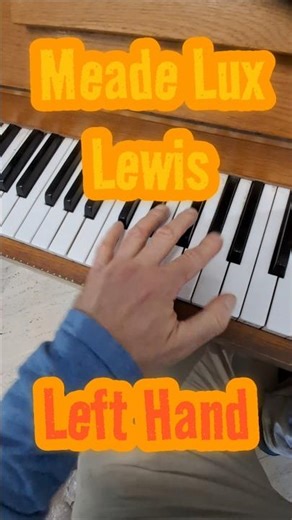 'Meade Lux Lewis - Left Hand!!' Boogie Woogie Bassline in C.
