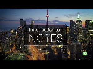 Introduction to Notes