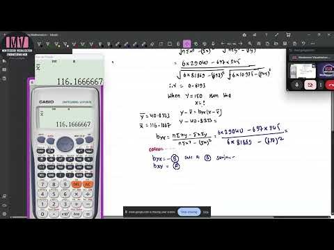 🔥ONE SHOT Correlation & Regression Calculator Trick