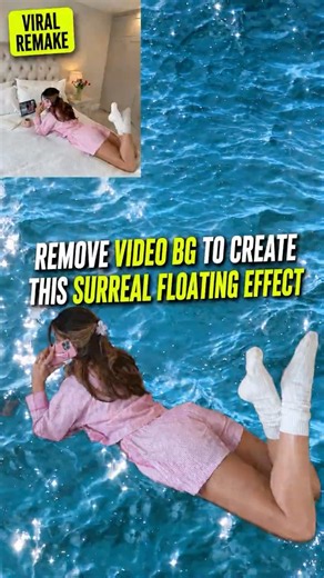 Create Viral Floating Video Effects with FlexClip AI Video Background Remover✨ | Viral Remake #11