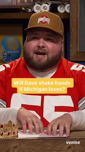 Michigan men are always gracious in defeat! @venmo Watch an all new @barstoolcfb show with LINK IN BIO | BarstoolU