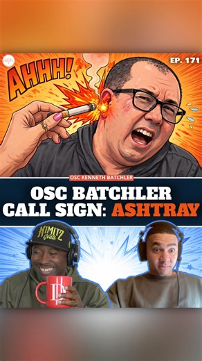 “How’d You Get Your Call Sign?” You don’t always have to answer that question 🤣. However, here’s OSC Kenneth Batchler’s answer to how he got the callsign “Ashtray.” Check out our full episode (171), feat OSC, where he gives his deckplate description of the collision on the USS John McCain. #navy #ptsfpodcast #militarylifestyle | PTSF Podcast