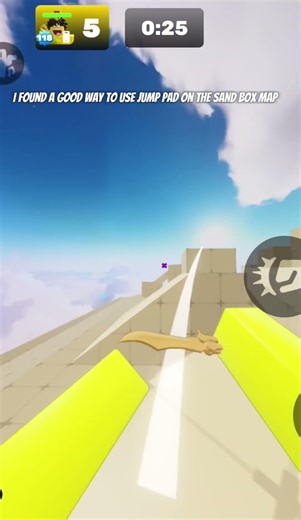 New way to use jump pad on the sand box map!
