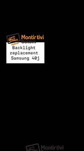 25 reactions · 6 comments | Backlight replacement Samsung 40j series #ledlight #tvrepair #backlight #repair | Edo Arrosyid | Facebook