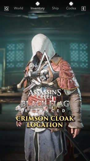 how to get the crimson cloak | ac black flag resynched