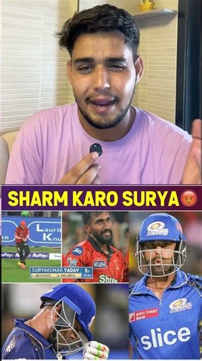 Sharm karo surya 😡#ipl2026 #suryakumaryadav #flop #mivssrh #mumbaiindians #cricketlover #cricket