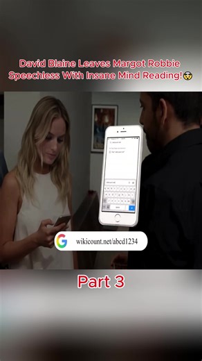 Watch the incredible moment David Blaine shocks Margot Robbie by revealing her deepest thoughts with his legendary magic! #DavidBlaine #MargotRobbie #MindReading #MagicTrick #USA