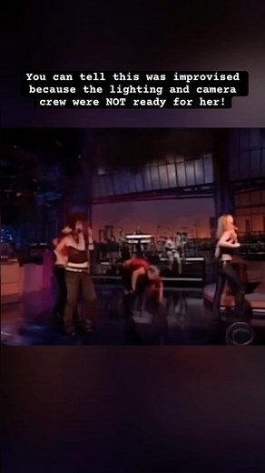 Britney Spears catching the production crew off guard with her improvisation #britneyspears #britney