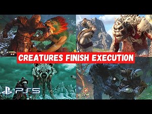 All Creatures Finish Execution Part 1 GOD OF WAR RAGNAROK PS5