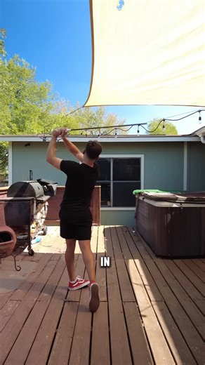 Clean Green Golf Balls on Instagram: "Improve your swing at home with just a coat hanger. This is something you can do for free and during your free time."