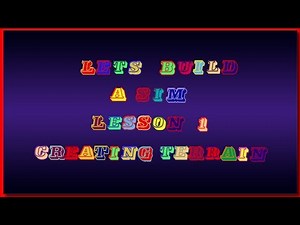Lets make a Sim Part 1 - How to create terrain in Opensim