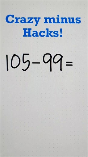 Crazy Minus Hacks! | Math Tricks Tutorial