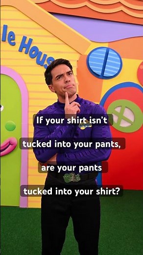 Big Strong John with the Big Important Questions 🤔 #TheWiggles #Johntent
