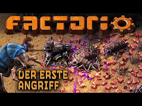 Erster Angriff der Bugs im FACTORIO Projekt Deutsch German