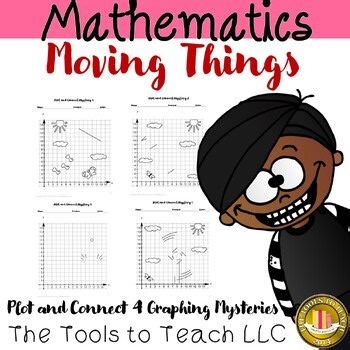 Moving Things Plot Coordinates and Connect 4 Graphing Mysteries No Prep Grade 5