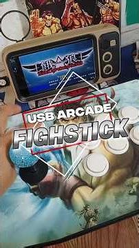 USB ARCADE FIGHTSTICK CONTROLLER 🕹️ #insertcoingaming #retrogaming #fightstick #arcadestick