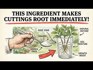 The Secret Trick That Makes Plant Cuttings Root Instantly — Just Add This To Water