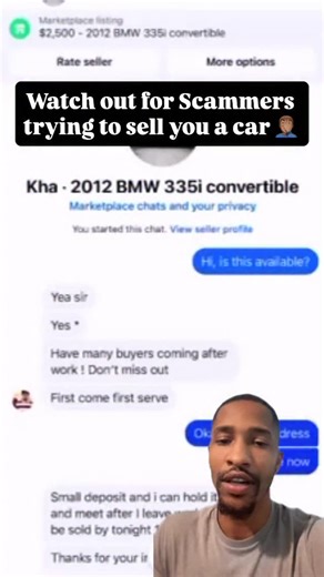 🚨 PLEASE READ — CAR BUYERS 🚨 There’s a new scam going around and I almost fell for it myself. People are posting cars for sale, telling you “the car is in high demand” and asking you to Zelle or CashApp a deposit to “hold it.” The moment you send that money? 💥 Blocked. Gone. No car. No refund. This is EXACTLY why I tell people: ✔️ Do your research ✔️ Check the seller’s page ✔️ Look for real history, real clients, real testimonials ✔️ NEVER send a deposit to a random person online At TyFix, we
