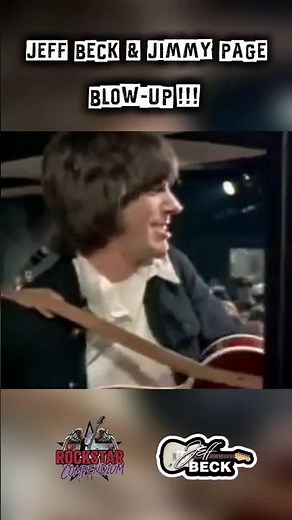 Jeff Beck Rage !!! Jimmy Page Chill 😎 The Yardbirds in Blow-Up #classicrock #jeffbeck #jimmypage