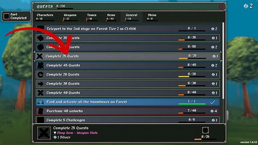 How to Unlock Weapon and Tome Slots