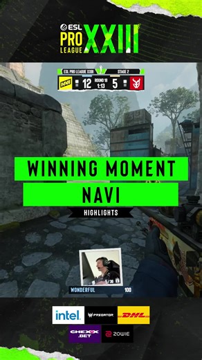 @NAVI advance to ESL Pro League S23 Playoffs 👏 #ESL #gaming #cs2 #esports #eslproleague23