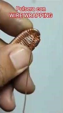 WIRE WRAPPING COPPER BRACELET.