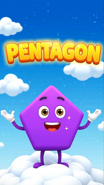 Let's Build a Pentagon ! Learn Shapes | Shape Song #cocomelon #toddlerlearning #shorts