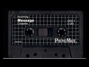 Answering Machine Msg. Tape #2 (12-15-1990 or 1991?)