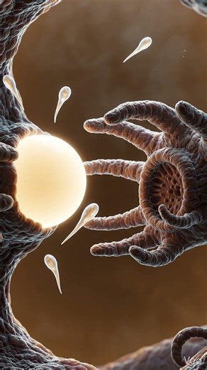 Así se forma una nueva vida | Fecundación en animación 3D #milagro #reproducción #ciencia