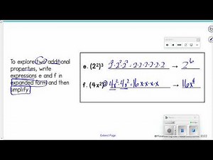 Exponents #2-3 - Properties of Exponents KMS Accelerated 7-8 Math