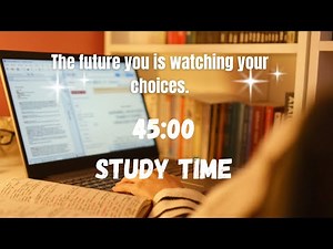 45 Minute Study Timer ⏱️ | Deep Focus | Built by Discipline