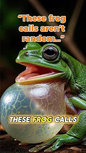 How Frogs Take Turns Talking | Nature’s Perfect Timing #animalfacts #frogs #shorts
