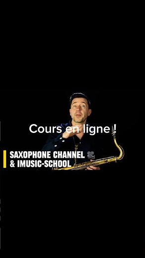 Online saxophone lessons!! ➡️ On @imusicschoolofficiel ✅ #saxophone #jazz #music