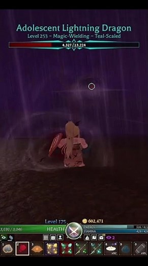 no hit 250 level dragon - arcane odyssey #arcaneodyssey #roblox