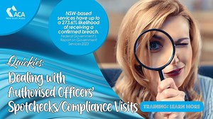 Quickies - Dealing with Authorised Officers' Spotchecks/Compliance Visits (16 Oct 2024)