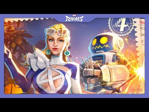 INVISIBLE WOMAN'S AZURE SHADE COSTUME | MARVEL RIVALS | 4K