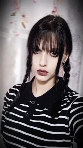 #marianmoon #goth #trend #cosplay WEDNESDAY ADDAMS COSPLAY 🕯🖤🔪