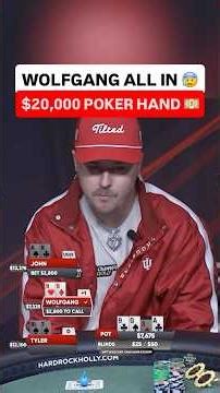 Wolfgang Poker GOES ALL IN at WPT Wildcard Cash Game Kickoff 🤯 #poker #pokerhands #casino