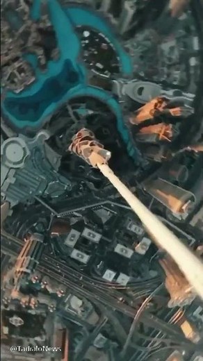 The giant battling the wind: the hidden side of the Burj Khalifa 🔥📢 #engineering