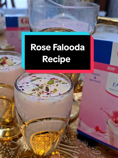 Delicious Rose Falooda Recipe