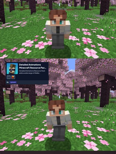 Detailed Animations in Minecraft Resource Packs