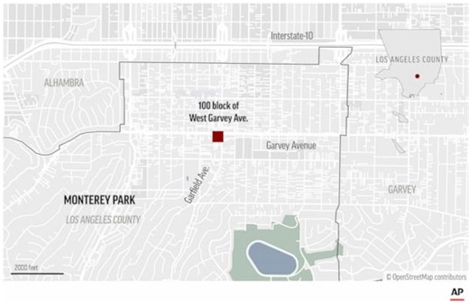 Death toll rises to 11 in Monterey Park shooting