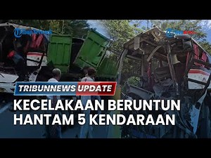 🔴Kecelakaan Beruntun di KM 97 Tol Cipularang, Libatkan Bus Primajasa hingga Truk Batu Bara