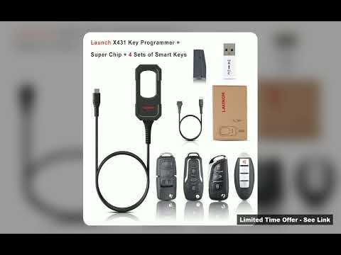 Launch X431 Key Programmer Remote Maker with Super Chip and 4 Sets of Smart Keys