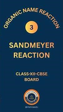 Cracking the Sandmeyer Reaction Mechanism #organicchemistry #study