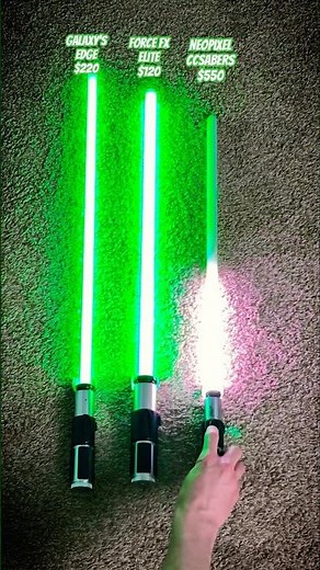 Disney Yoda Lightsaber VS Neopixel!
